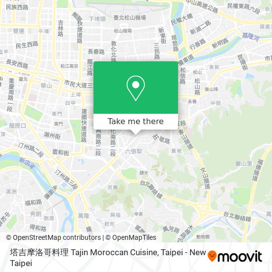 塔吉摩洛哥料理 Tajin Moroccan Cuisine map