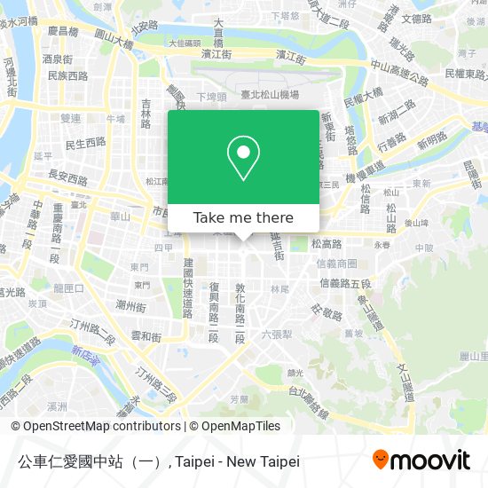 公車仁愛國中站（一） map