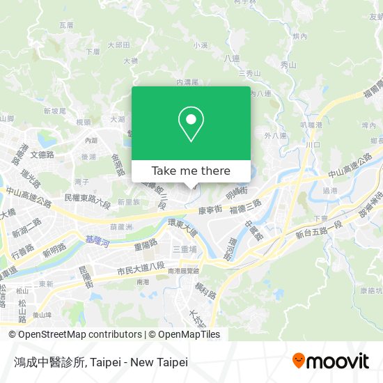 鴻成中醫診所 map