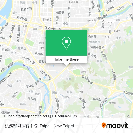 法務部司法官學院 map