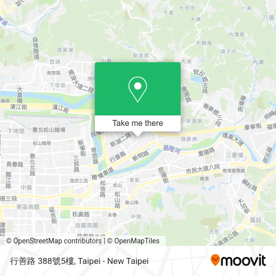 行善路 388號5樓地圖
