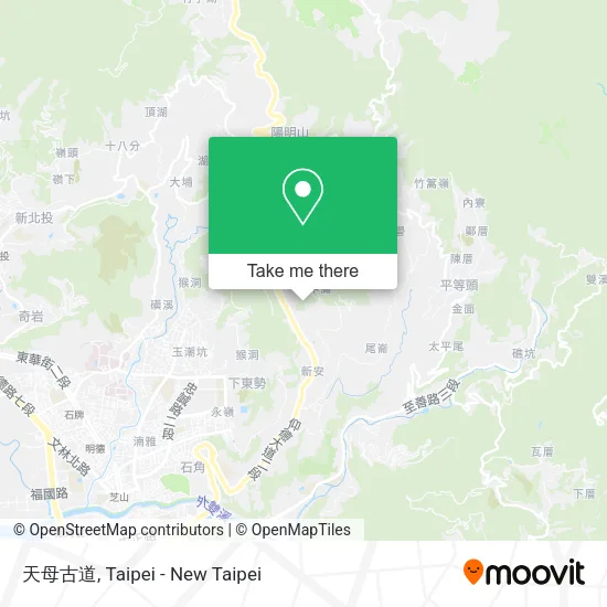 天母古道 map