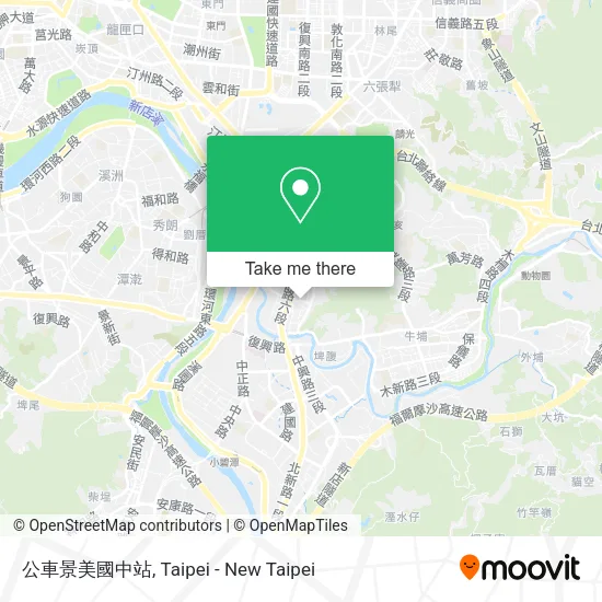 公車景美國中站地圖