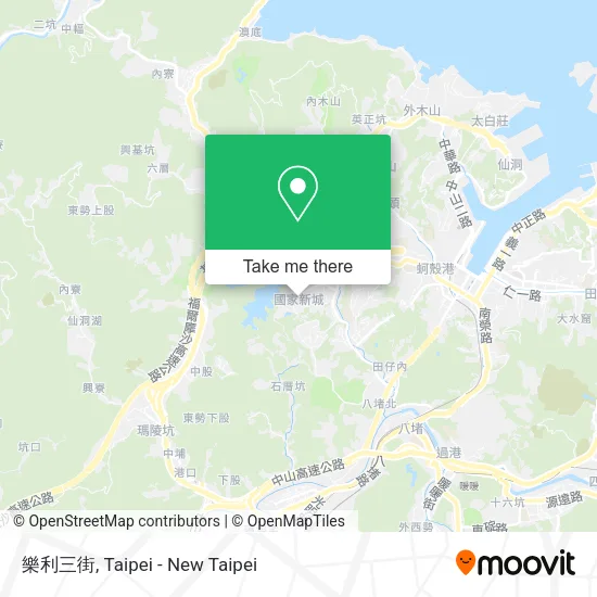 樂利三街地圖