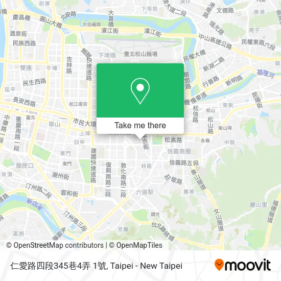 仁愛路四段345巷4弄 1號地圖