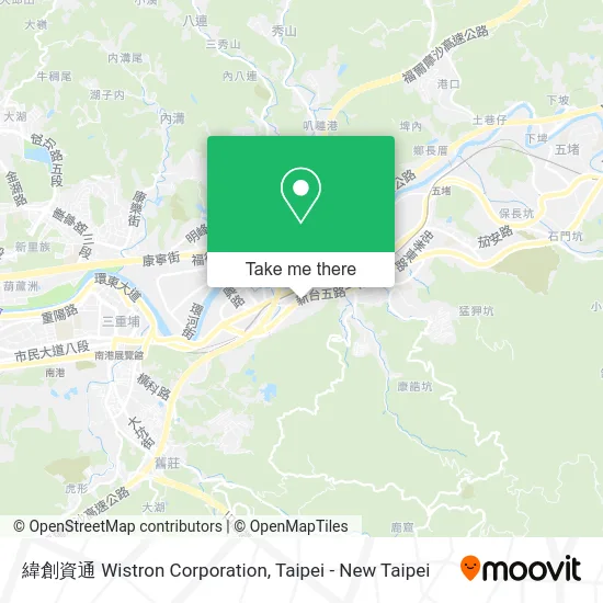 緯創資通 Wistron Corporation map