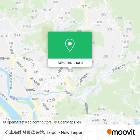 公車職能發展學院站地圖