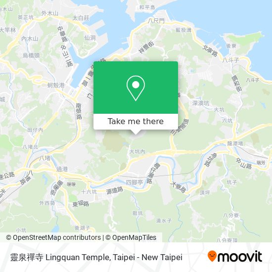 靈泉禪寺 Lingquan Temple map