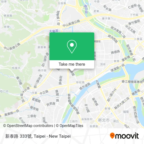 新泰路 333號地圖