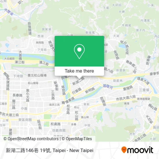 新湖二路146巷 19號地圖