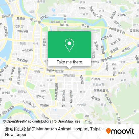 曼哈頓動物醫院 Manhattan Animal Hospital地圖