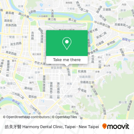 皓美牙醫 Harmony Dental Clinic map