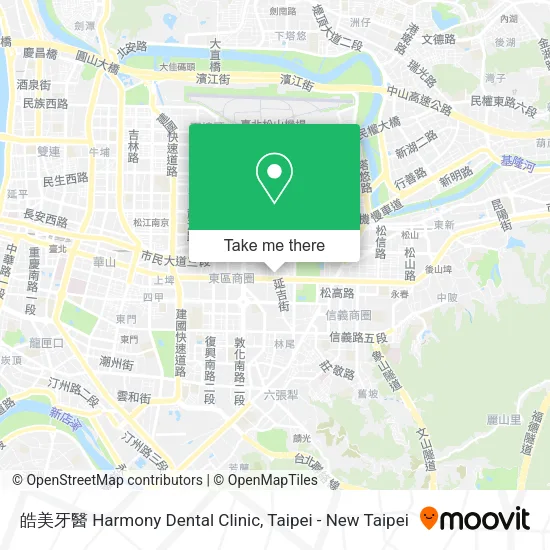 皓美牙醫 Harmony Dental Clinic map