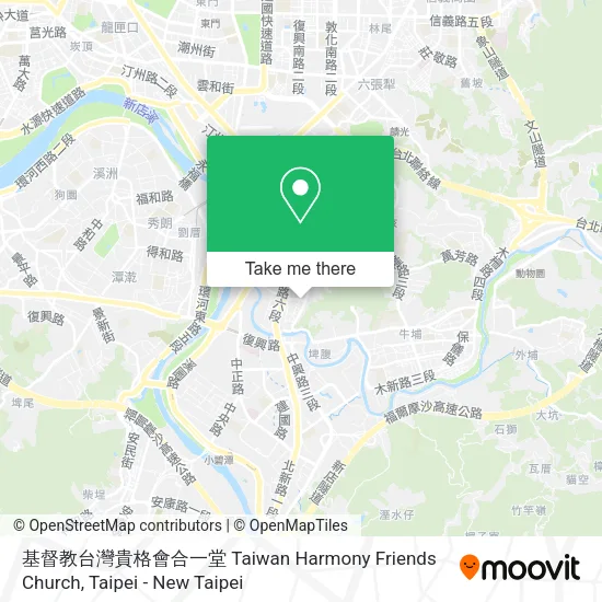 基督教台灣貴格會合一堂 Taiwan Harmony Friends Church地圖