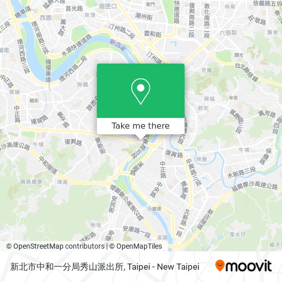 新北市中和一分局秀山派出所 map