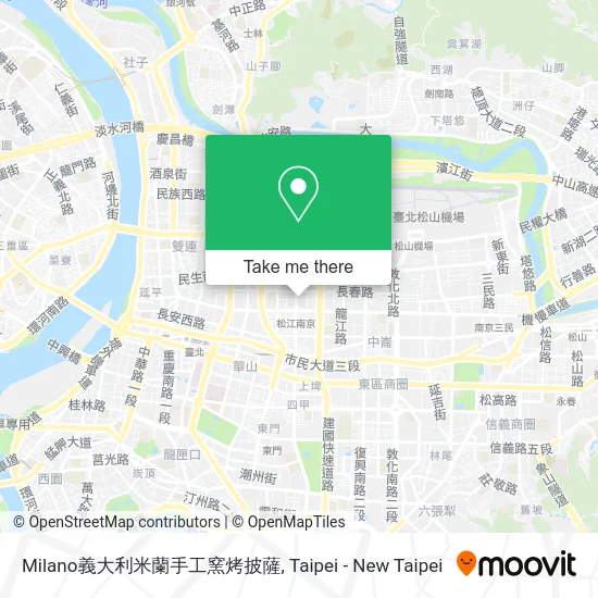 Milano義大利米蘭手工窯烤披薩 map