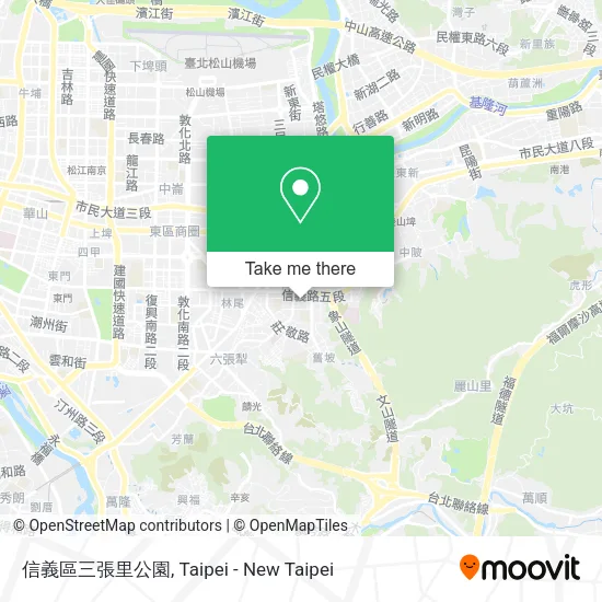 信義區三張里公園地圖