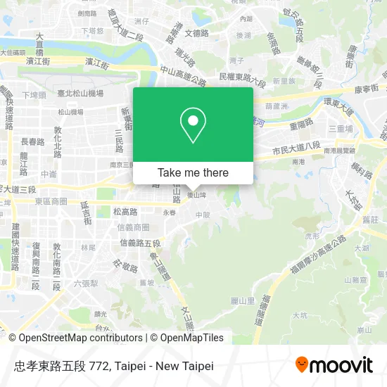 忠孝東路五段 772 map