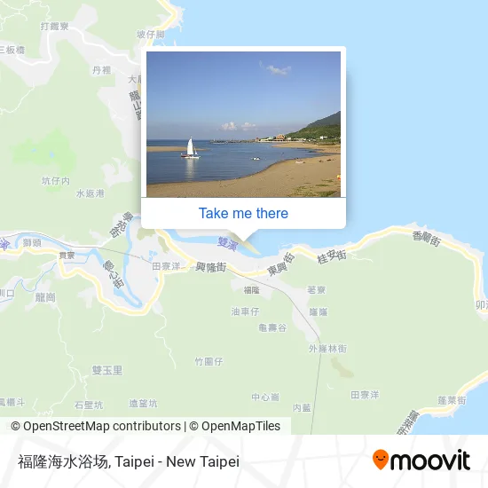 福隆海水浴场地圖