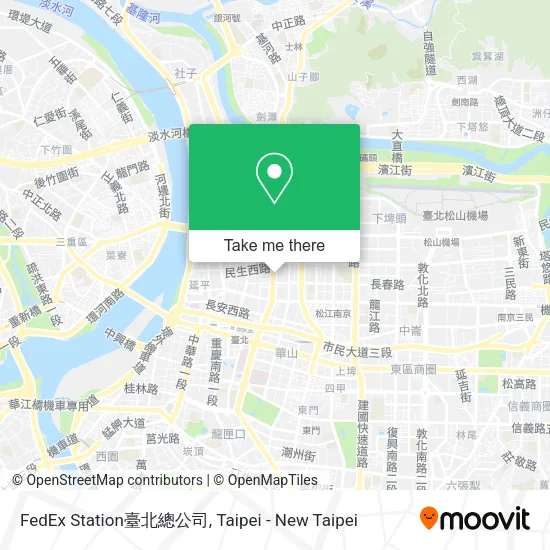 FedEx Station臺北總公司 map