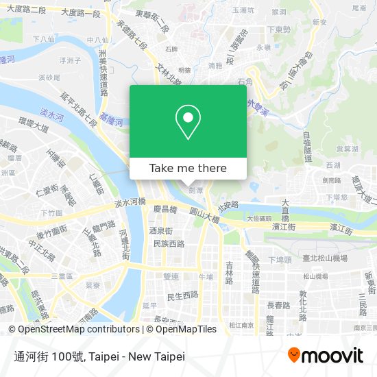 通河街 100號 map