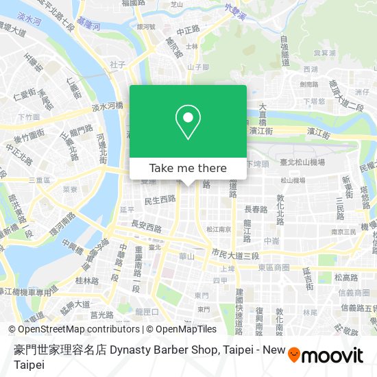 豪門世家理容名店 Dynasty Barber Shop map