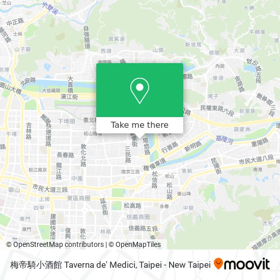 梅帝騎小酒館 Taverna de' Medici map