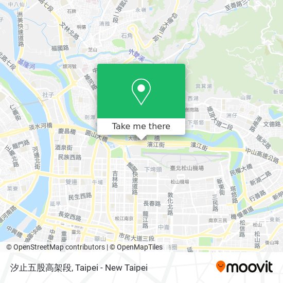 汐止五股高架段 map