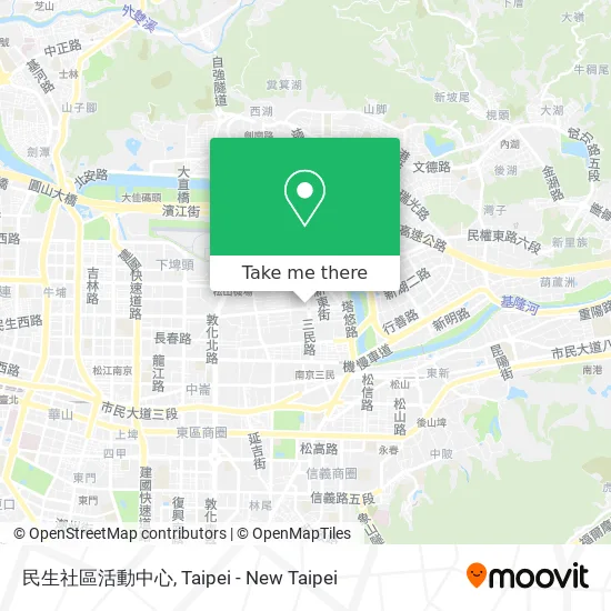 民生社區活動中心 map