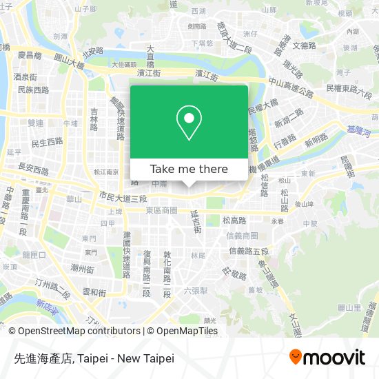 先進海產店 map