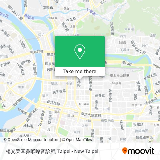 楊光榮耳鼻喉嗓音診所 map