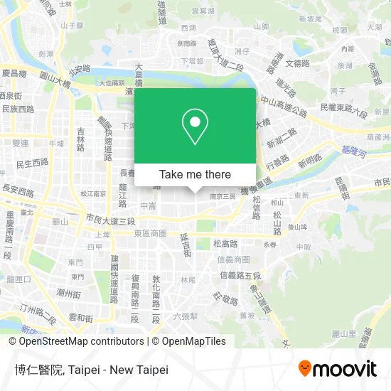 博仁醫院地圖