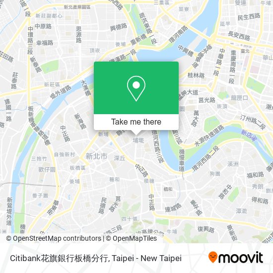 Citibank花旗銀行板橋分行 map