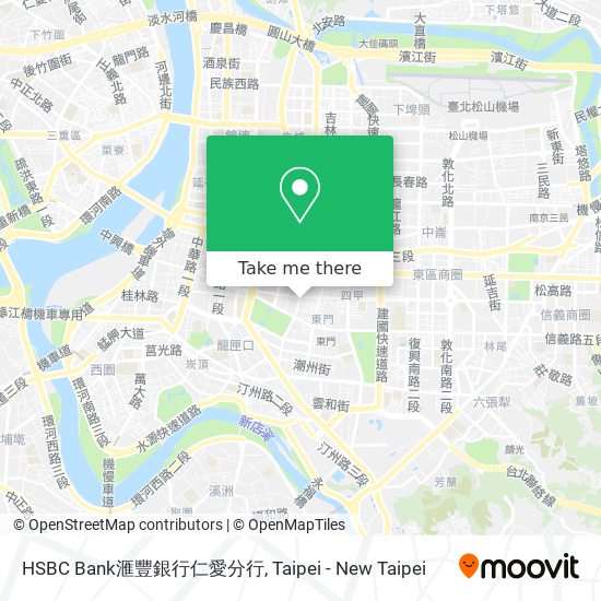 HSBC Bank滙豐銀行仁愛分行 map