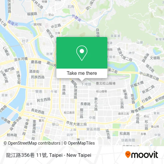 龍江路356巷 11號地圖