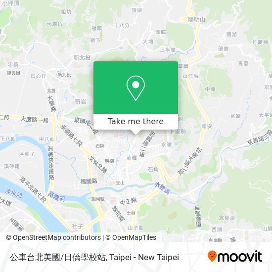 公車台北美國/日僑學校站 map