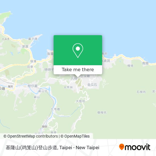 How To Get To 基隆山 鸡笼山 登山步道in New Taipei By Bus