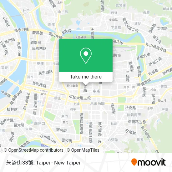 朱崙街33號地圖