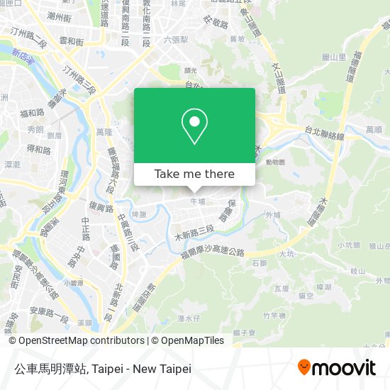 公車馬明潭站 map
