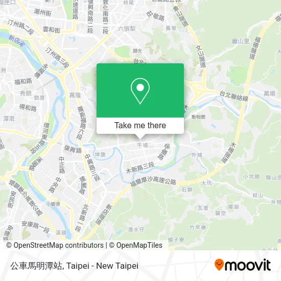 公車馬明潭站地圖