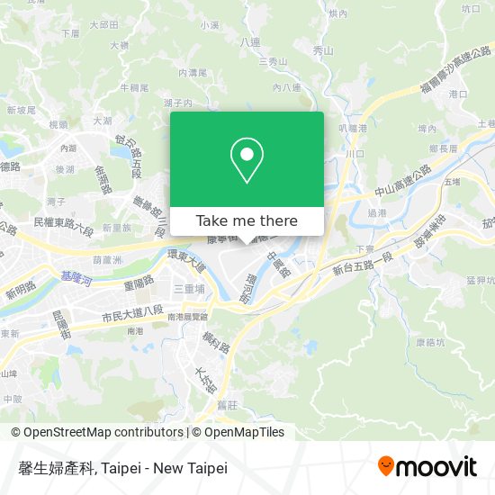 馨生婦產科 map