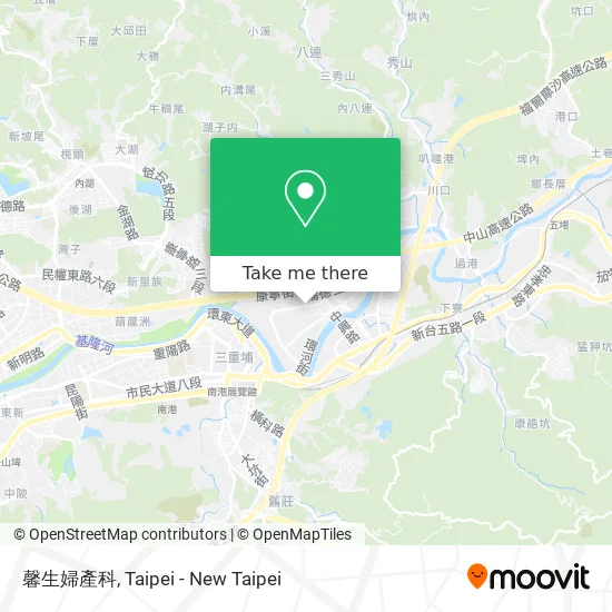 馨生婦產科 map