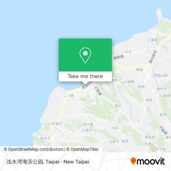 浅水湾海滨公园 map