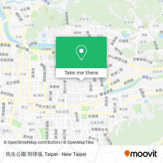 民生公園 羽球場 map