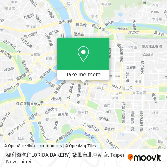 福利麵包(FLORIDA BAKERY) 微風台北車站店 map