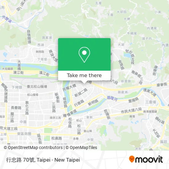 行忠路 70號 map