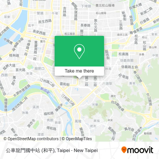 公車龍門國中站 (和平)地圖