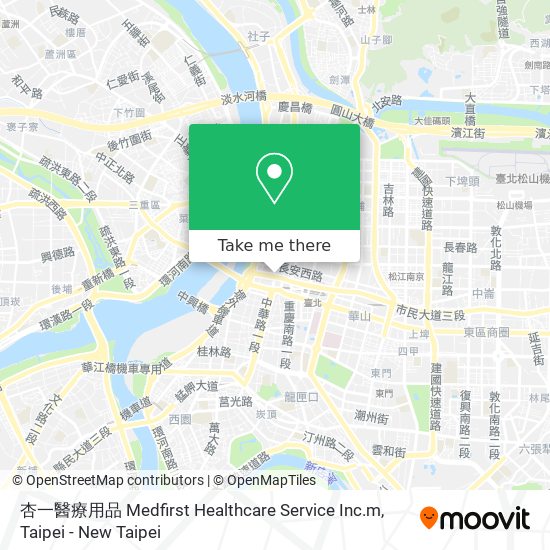 杏一醫療用品 Medfirst Healthcare Service Inc.m map