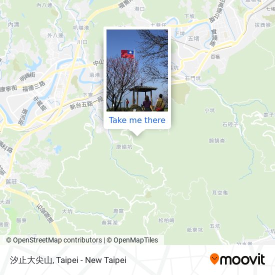 汐止大尖山 map