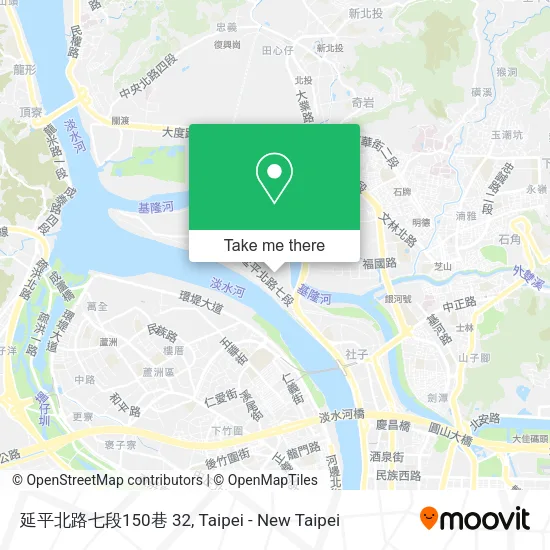 延平北路七段150巷 32地圖
